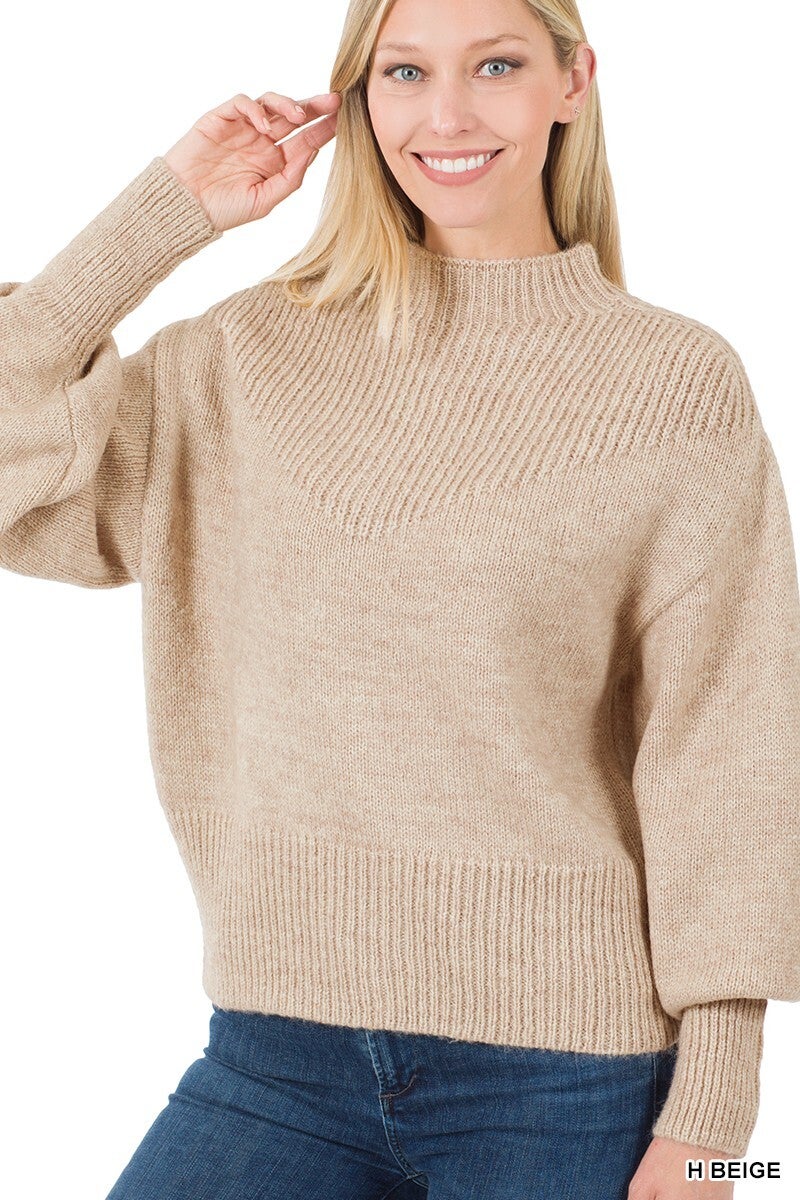 FINAL SALE Sweater-Beige | Classic Shop